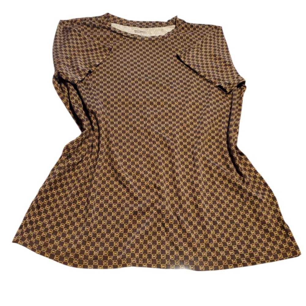 Michael Kors Brown Short Sleeve Tee size medium